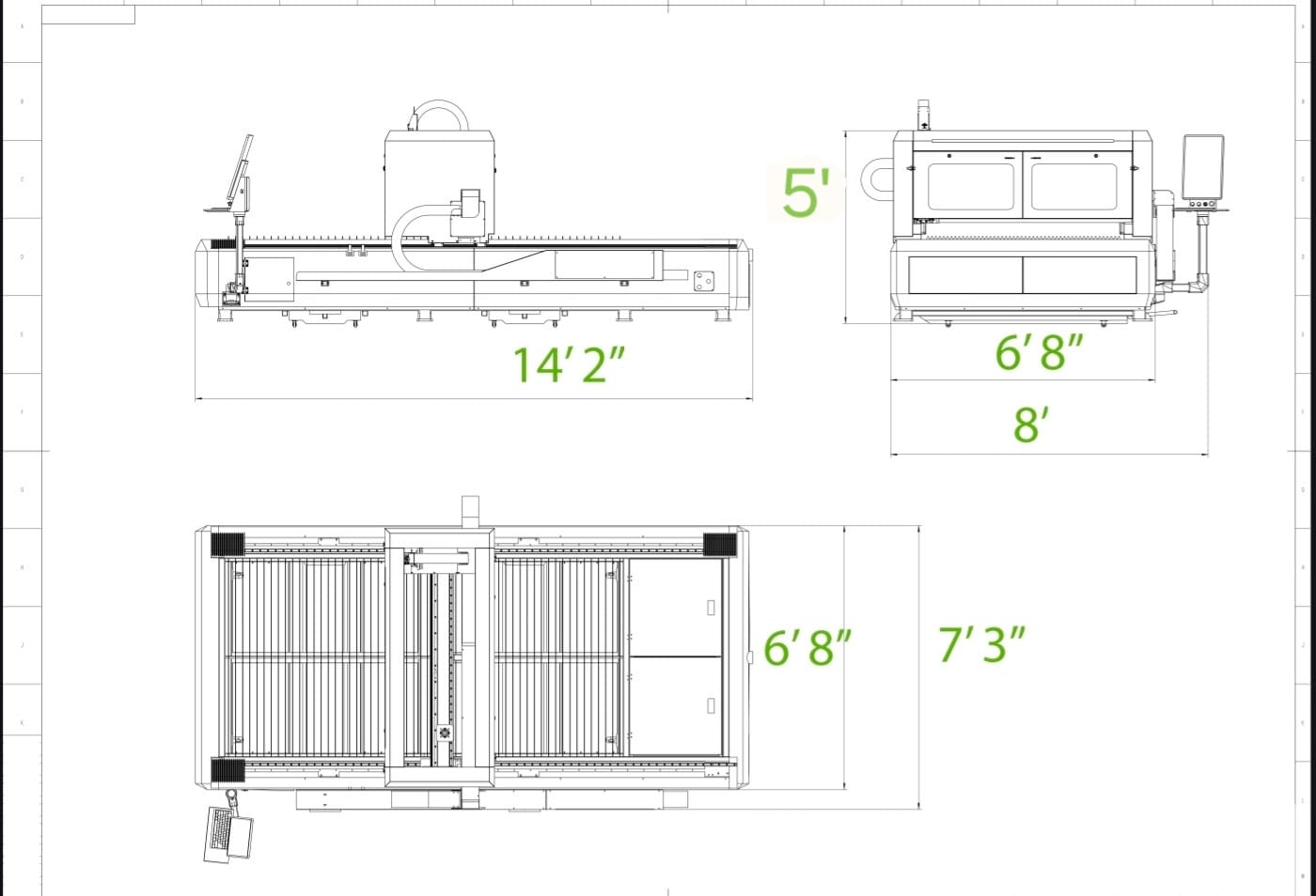PFLX 5x10-15 Turnkey Fiber Laser
